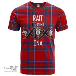 Scottish Rait Its In My DNA Plaid Family Crest Tartan T Shirt Scottish Plaid Tartan Plaid - ScotsTee - scotstee.com