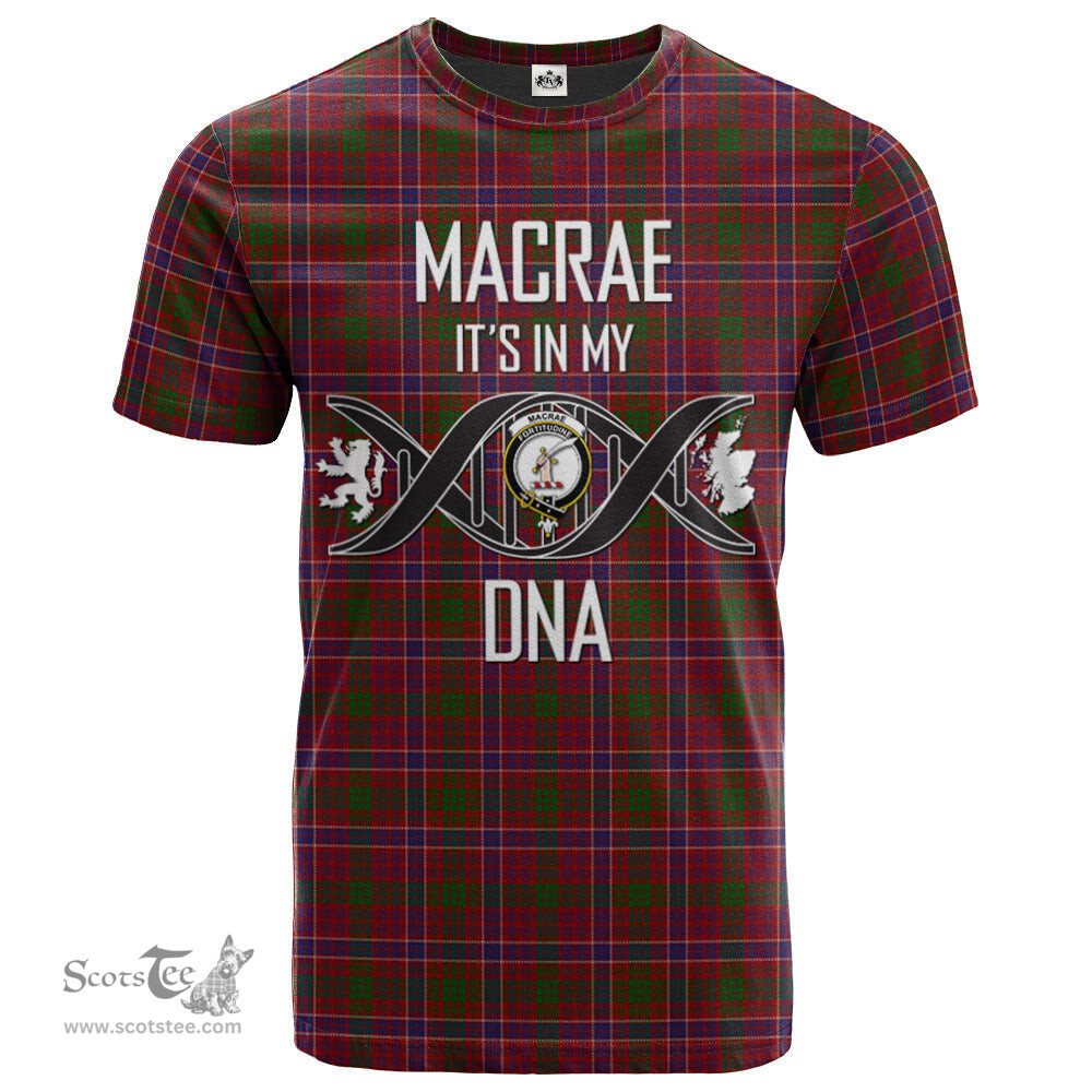 Scottish MacRae Red Its In My DNA Plaid Family Crest Tartan T Shirt Scottish Plaid Tartan Plaid - ScotsTee - scotstee.com