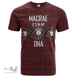 Scottish MacRae Red Its In My DNA Plaid Family Crest Tartan T Shirt Scottish Plaid Tartan Plaid - ScotsTee - scotstee.com