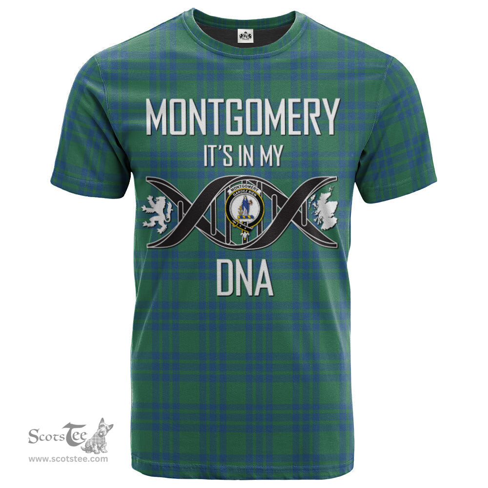 Scottish Montgomery Ancient Its In My DNA Plaid Family Crest Tartan T Shirt Scottish Plaid Tartan Plaid - ScotsTee - scotstee.com