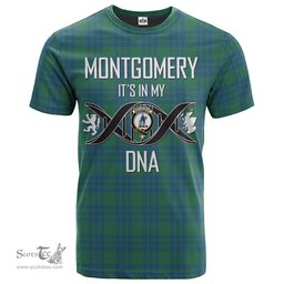 Scottish Montgomery Ancient Its In My DNA Plaid Family Crest Tartan T Shirt Scottish Plaid Tartan Plaid - ScotsTee - scotstee.com