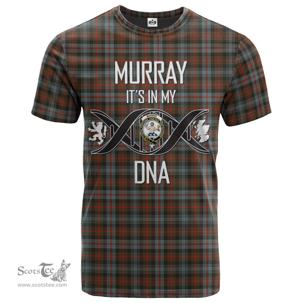 Scottish Murray of Atholl Weathered Its In My DNA Plaid Family Crest Tartan T Shirt Scottish Plaid Tartan Plaid - ScotsTee - scotstee.com