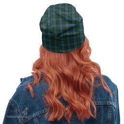 Scottish MacLeod Green Tartan Beanies Hat with Family Crest - Tartan Plaid Beanies Scottish Plaid Tartan Plaid - ScotsTee - scotstee.com