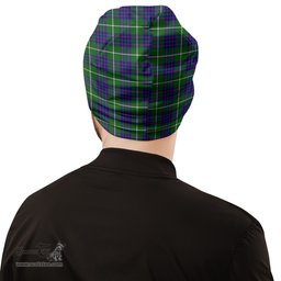 Scottish MacIntyre Hunting Modern Tartan Beanies Hat with Family Crest - Tartan Plaid Beanies Scottish Plaid Tartan Plaid - ScotsTee - scotstee.com