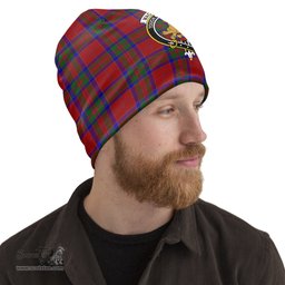 Scottish MacGillivray Tartan Beanies Hat with Family Crest - Tartan Plaid Beanies Scottish Plaid Tartan Plaid - ScotsTee - scotstee.com