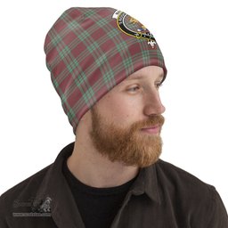 Scottish MacGregor Hunting Ancient Tartan Beanies Hat with Family Crest - Tartan Plaid Beanies Scottish Plaid Tartan Plaid - ScotsTee - scotstee.com