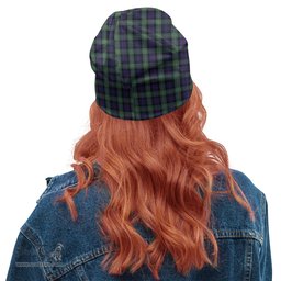 Scottish MacKenzie Hunting Green Tartan Beanies Hat with Family Crest - Tartan Plaid Beanies Scottish Plaid Tartan Plaid - ScotsTee - scotstee.com