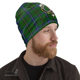 Scottish Henderson Modern Tartan Beanies Hat with Family Crest - Tartan Plaid Beanies Scottish Plaid Tartan Plaid - ScotsTee - scotstee.com