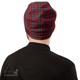 Scottish Kelly of Sleat Red Tartan Beanies Hat with Family Crest - Tartan Plaid Beanies Scottish Plaid Tartan Plaid - ScotsTee - scotstee.com