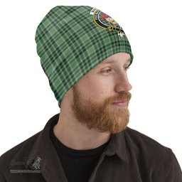 Scottish MacDonald Lord of the Isles Hunting Tartan Beanies Hat with Family Crest - Tartan Plaid Beanies Scottish Plaid Tartan Plaid - ScotsTee - scotstee.com