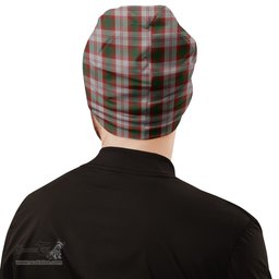 Scottish Lindsay Dress Red Tartan Beanies Hat with Family Crest - Tartan Plaid Beanies Scottish Plaid Tartan Plaid - ScotsTee - scotstee.com