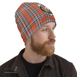 Scottish MacFarlane Ancient Tartan Beanies Hat with Family Crest - Tartan Plaid Beanies Scottish Plaid Tartan Plaid - ScotsTee - scotstee.com