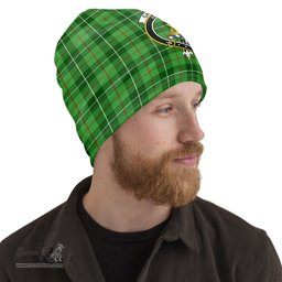 Scottish Galloway Tartan Beanies Hat with Family Crest - Tartan Plaid Beanies Scottish Plaid Tartan Plaid - ScotsTee - scotstee.com