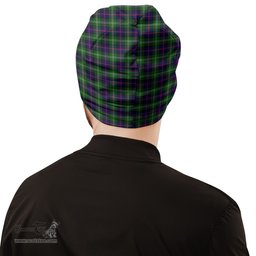 Scottish Sutherland Modern Tartan Beanies Hat with Family Crest - Tartan Plaid Beanies Scottish Plaid Tartan Plaid - ScotsTee - scotstee.com