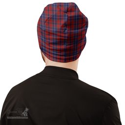 Scottish Wishart Dress Tartan Beanies Hat with Family Crest - Tartan Plaid Beanies Scottish Plaid Tartan Plaid - ScotsTee - scotstee.com