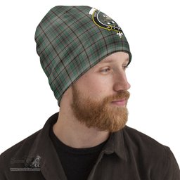 Scottish Craig Tartan Beanies Hat with Family Crest - Tartan Plaid Beanies Scottish Plaid Tartan Plaid - ScotsTee - scotstee.com