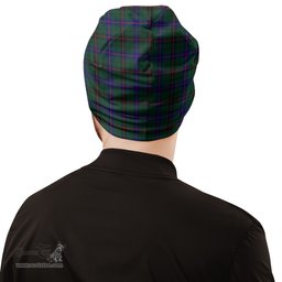 Scottish Davidson Modern Tartan Beanies Hat with Family Crest - Tartan Plaid Beanies Scottish Plaid Tartan Plaid - ScotsTee - scotstee.com