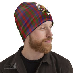 Scottish Gow Tartan Beanies Hat with Family Crest - Tartan Plaid Beanies Scottish Plaid Tartan Plaid - ScotsTee - scotstee.com