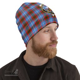 Scottish Congilton Tartan Beanies Hat with Family Crest - Tartan Plaid Beanies Scottish Plaid Tartan Plaid - ScotsTee - scotstee.com