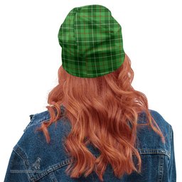 Scottish Clephan Tartan Beanies Hat with Family Crest - Tartan Plaid Beanies Scottish Plaid Tartan Plaid - ScotsTee - scotstee.com