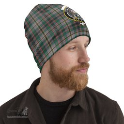 Scottish Craig Ancient Tartan Beanies Hat with Family Crest - Tartan Plaid Beanies Scottish Plaid Tartan Plaid - ScotsTee - scotstee.com