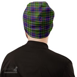 Scottish Whitefoord Modern Tartan Beanies Hat with Family Crest - Tartan Plaid Beanies Scottish Plaid Tartan Plaid - ScotsTee - scotstee.com