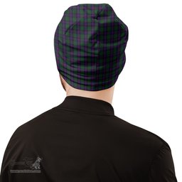 Scottish Urquhart Tartan Beanies Hat with Family Crest - Tartan Plaid Beanies Scottish Plaid Tartan Plaid - ScotsTee - scotstee.com