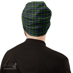 Scottish Farquharson Modern Tartan Beanies Hat with Family Crest - Tartan Plaid Beanies Scottish Plaid Tartan Plaid - ScotsTee - scotstee.com