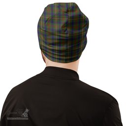 Scottish Fraser Hunting Tartan Beanies Hat with Family Crest - Tartan Plaid Beanies Scottish Plaid Tartan Plaid - ScotsTee - scotstee.com
