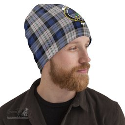 Scottish Ferguson Dress Tartan Beanies Hat with Family Crest - Tartan Plaid Beanies Scottish Plaid Tartan Plaid - ScotsTee - scotstee.com
