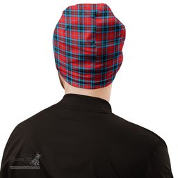 Scottish MacTavish Modern Tartan Beanies Hat with Family Crest - Tartan Plaid Beanies Scottish Plaid Tartan Plaid - ScotsTee - scotstee.com