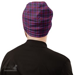 Scottish Montgomery Modern Tartan Beanies Hat with Family Crest - Tartan Plaid Beanies Scottish Plaid Tartan Plaid - ScotsTee - scotstee.com