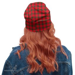 Scottish MacNab Modern Tartan Beanies Hat with Family Crest - Tartan Plaid Beanies Scottish Plaid Tartan Plaid - ScotsTee - scotstee.com