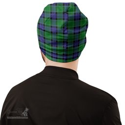 Scottish Monteith Tartan Beanies Hat with Family Crest - Tartan Plaid Beanies Scottish Plaid Tartan Plaid - ScotsTee - scotstee.com