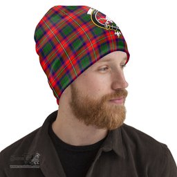 Scottish Riddell Tartan Beanies Hat with Family Crest - Tartan Plaid Beanies Scottish Plaid Tartan Plaid - ScotsTee - scotstee.com
