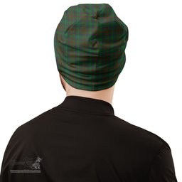 Scottish Shaw of Tordarroch Green Hunting Tartan Beanies Hat with Family Crest - Tartan Plaid Beanies Scottish Plaid Tartan Plaid - ScotsTee - scotstee.com