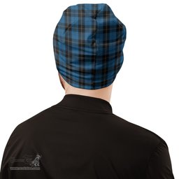 Scottish Ramsay Blue Hunting Tartan Beanies Hat with Family Crest - Tartan Plaid Beanies Scottish Plaid Tartan Plaid - ScotsTee - scotstee.com