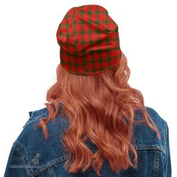 Scottish MacQuarrie Modern Tartan Beanies Hat with Family Crest - Tartan Plaid Beanies Scottish Plaid Tartan Plaid - ScotsTee - scotstee.com