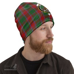 Scottish MacPhail Blue Bands Tartan Beanies Hat with Family Crest - Tartan Plaid Beanies Scottish Plaid Tartan Plaid - ScotsTee - scotstee.com