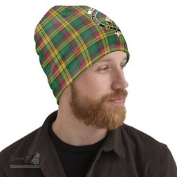Scottish MacMillan Old Ancient Tartan Beanies Hat with Family Crest - Tartan Plaid Beanies Scottish Plaid Tartan Plaid - ScotsTee - scotstee.com