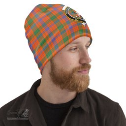 Scottish Ross Ancient Tartan Beanies Hat with Family Crest - Tartan Plaid Beanies Scottish Plaid Tartan Plaid - ScotsTee - scotstee.com