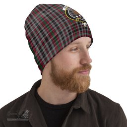 Scottish Borthwick Tartan Beanies Hat with Family Crest - Tartan Plaid Beanies Scottish Plaid Tartan Plaid - ScotsTee - scotstee.com
