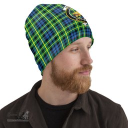 Scottish Campbell of Breadalbane Ancient Tartan Beanies Hat with Family Crest - Tartan Plaid Beanies Scottish Plaid Tartan Plaid - ScotsTee - scotstee.com