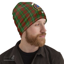 Scottish Bruce Hunting Tartan Beanies Hat with Family Crest - Tartan Plaid Beanies Scottish Plaid Tartan Plaid - ScotsTee - scotstee.com