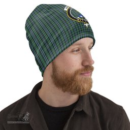 Scottish Arbuthnot Tartan Beanies Hat with Family Crest - Tartan Plaid Beanies Scottish Plaid Tartan Plaid - ScotsTee - scotstee.com