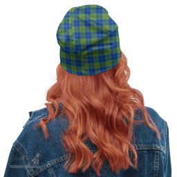 Scottish Barclay Hunting Ancient Tartan Beanies Hat with Family Crest - Tartan Plaid Beanies Scottish Plaid Tartan Plaid - ScotsTee - scotstee.com