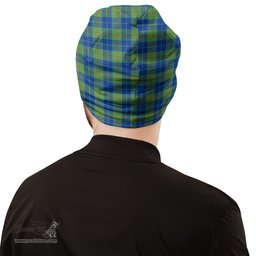 Scottish Barclay Hunting Ancient Tartan Beanies Hat with Family Crest - Tartan Plaid Beanies Scottish Plaid Tartan Plaid - ScotsTee - scotstee.com