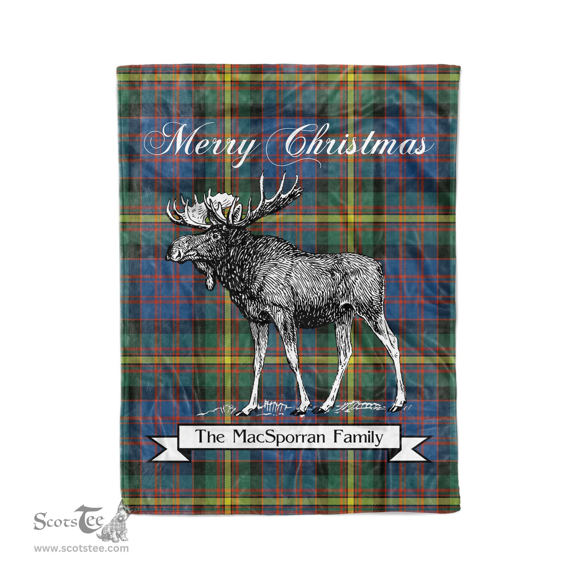 Tartan Blanket With Moose Clan MacSporran Plaid Blanket Tartan Plaid Fleece Blanket, Christmas Blanket, tartan blanket, plaid blanket, red plaid blanket, buffalo plaid blanket, green plaid blanket, plaid fleece blanket, blue plaid blanket, red tartan blanket, tartan plaid blanket, black and white plaid blanket, christmas plaid blanket, orange plaid blanket, tartan plaid throw blanket, pink plaid blanket, brown plaid blanket, buffalo check blanket