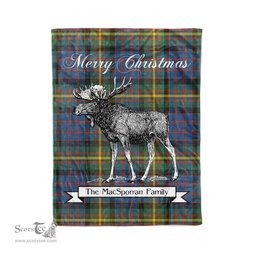 Tartan Blanket With Moose Clan MacSporran Plaid Blanket Tartan Plaid Fleece Blanket, Christmas Blanket, tartan blanket, plaid blanket, red plaid blanket, buffalo plaid blanket, green plaid blanket, plaid fleece blanket, blue plaid blanket, red tartan blanket, tartan plaid blanket, black and white plaid blanket, christmas plaid blanket, orange plaid blanket, tartan plaid throw blanket, pink plaid blanket, brown plaid blanket, buffalo check blanket