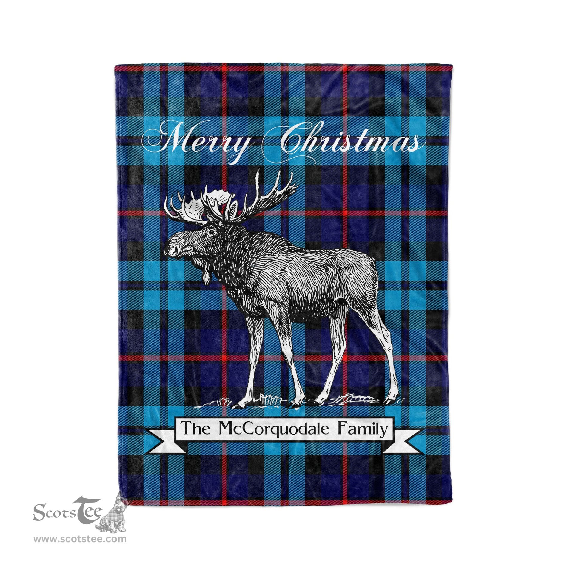 Tartan Blanket With Moose Clan McCorquodale Plaid Blanket Tartan Plaid Fleece Blanket, Christmas Blanket, tartan blanket, plaid blanket, red plaid blanket, buffalo plaid blanket, green plaid blanket, plaid fleece blanket, blue plaid blanket, red tartan blanket, tartan plaid blanket, black and white plaid blanket, christmas plaid blanket, orange plaid blanket, tartan plaid throw blanket, pink plaid blanket, brown plaid blanket, buffalo check blanket